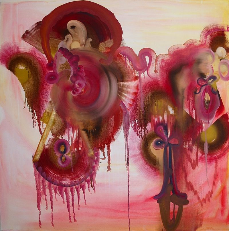 Alexis Boyle (Gatineau, Canada), Femme In In, 2014, Oil on Canvas, 4 x 4 feet, $900.