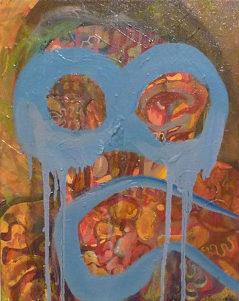 Alexis Boyle (Toronto, Canada), Still Smoking, Acrylic on canvas, 11 x 14 inches, 2011, $200 / Reduced Price.