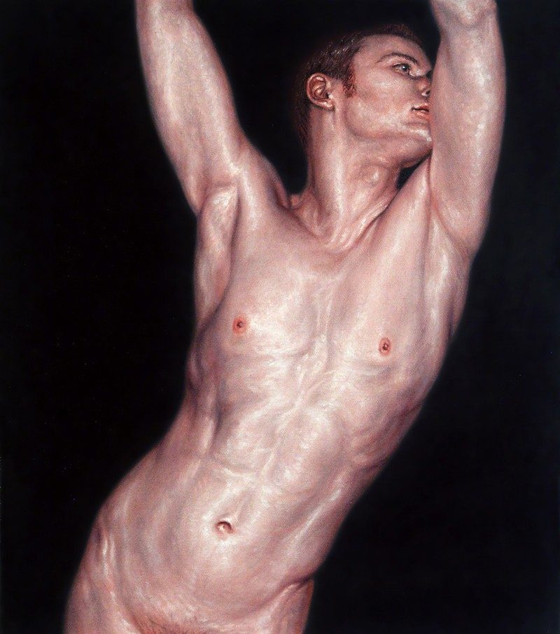 Matthew Stradling (London, England), White Spirit, 2005, Oil on canvas (41 x 36 cm), USD$1300.