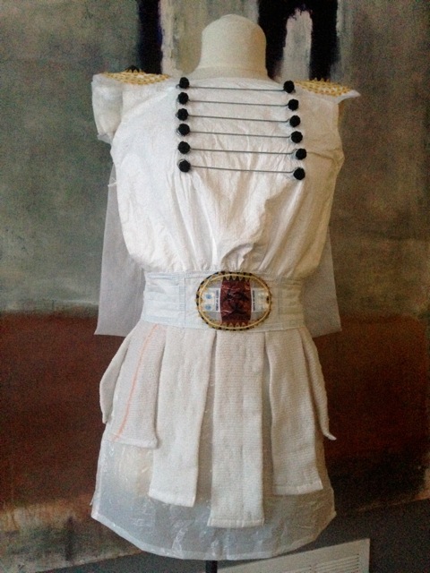 Costume designed by Judy DeBoer for the Cancer Freak Project, The Warrior, SOLD