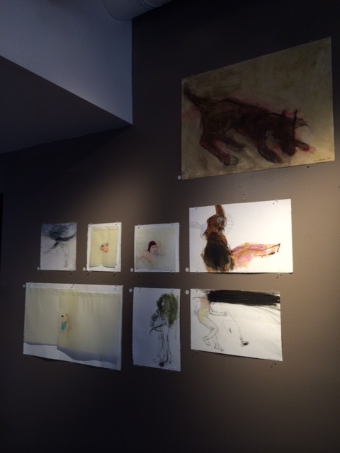 Exhibit by Aleks Bartosik @ La Petite Mort Gallery. September 2014.