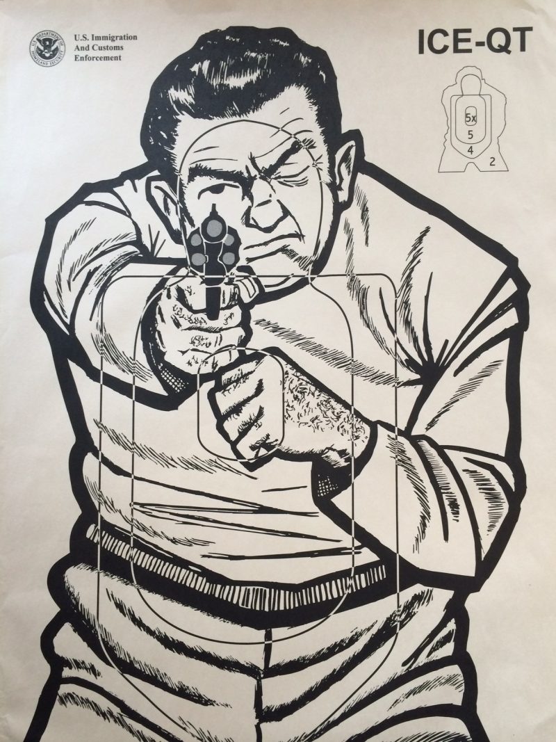 Rob Ford, Original Shooting Range Poster, before being painted by Shmelzer. Acquired in New York City.