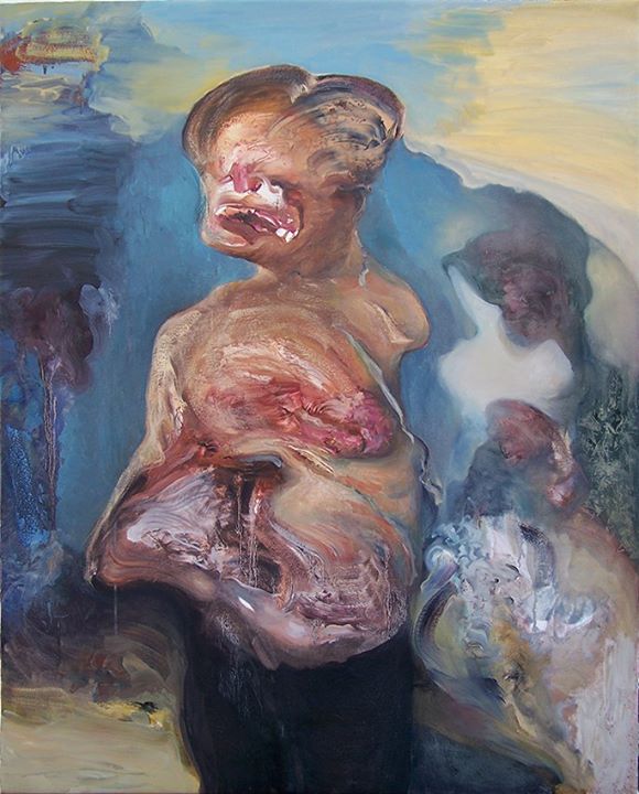 Nicolas Tcherno-Ivanenko, Potomakolu, Oil on Canvas, 32 x 39 inches, 2009, $1200