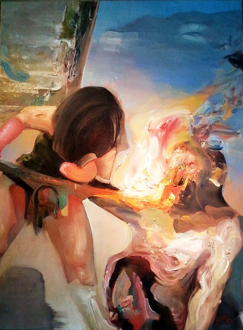 Filipino, oil on canvas, 2012, $1600