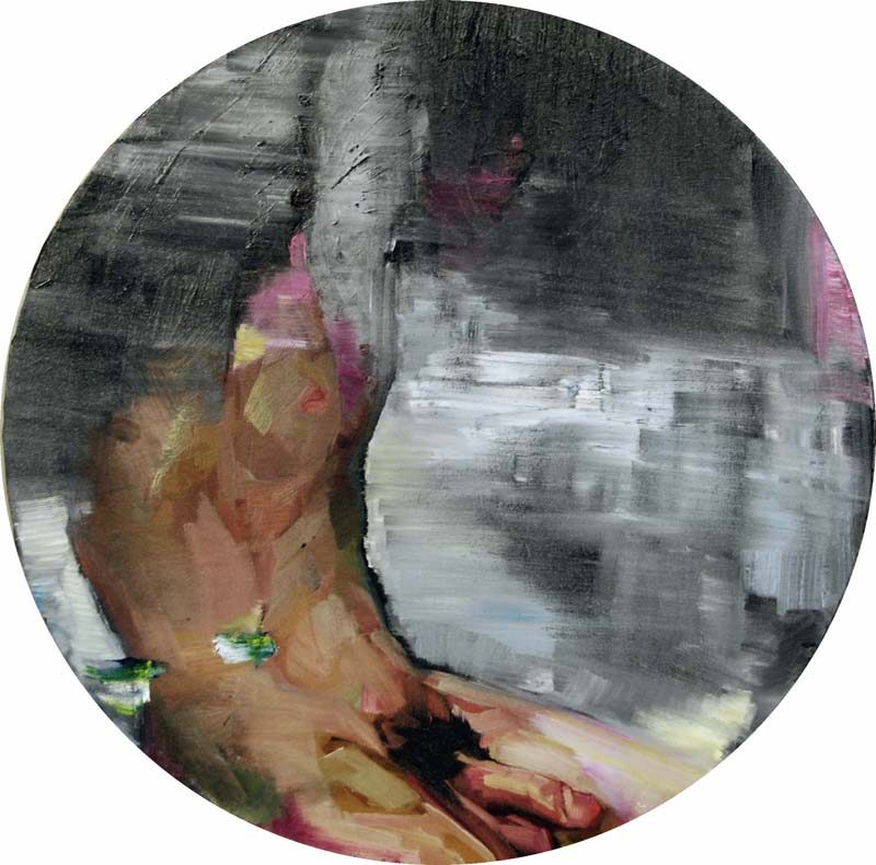Cape, Oil on canvas, 60 cm diameter, 2013, SOLD
