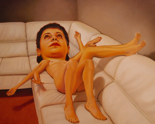 Peter Shmelzer, Look Upon Me and Tremble, 24 x 30 inches,	oil on canvas, 2012, $1650