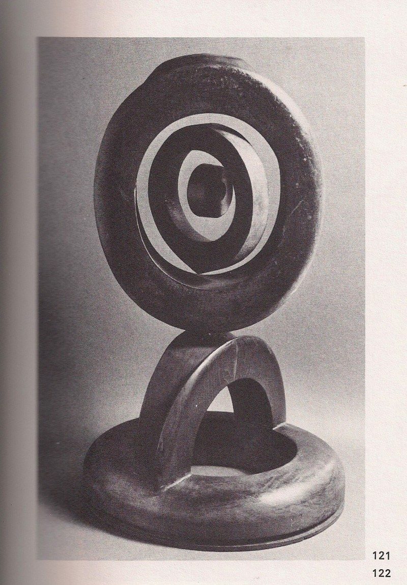 Original Image from 1970's catalogue. 'Top Hat Pendulum' Sculpture, Arthur Price 1970’s. 'Top Hat Pendulum' 1970’s. Arthur ‘Art’ Price, Found Wood Antique Hat Forms. 22 height x 13 width x 12 depth inches. One of a kind sculpture. Artist named stamped / see original photo from 1970’s catalogue of the artist’s artworks entitled 'Art Price. Happiness Is Where You Find It. Volume 2'.