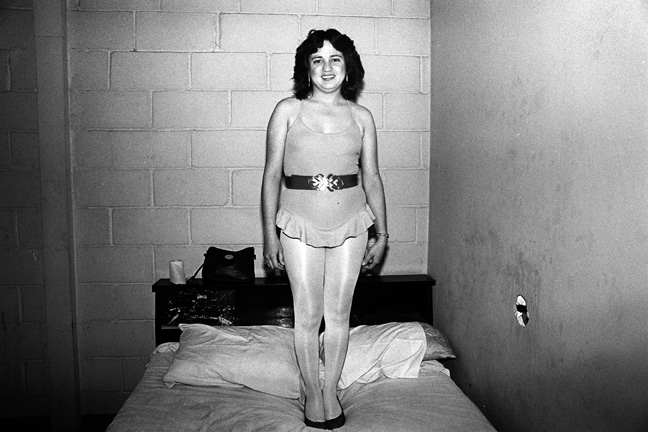 TJ Ruffle Girl, LOWLIFE Series, Silver Gelatin Photograph, 11 x 14 inches, Edition 1/10, Printed in 2012, US$1500 