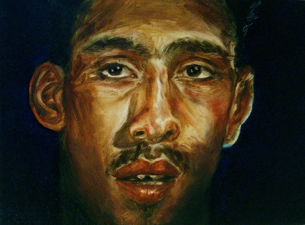 Midnite, Oil on Canvas, 9 x 12 inches, 2011, Sold