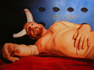 Peter Shmelzer, Secondo, Got Love Series, Oil on Canvas, 24 x 36 inches, 2008, $1850 framed