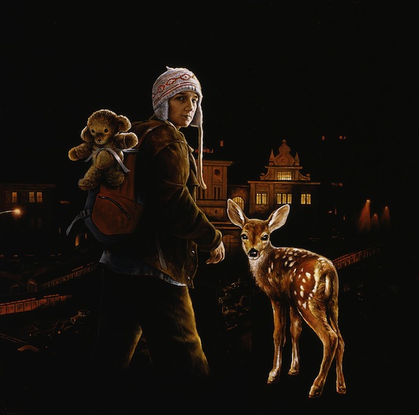 Pennies from Heaven, oil on canvas, 48 x 48 inches, 2006