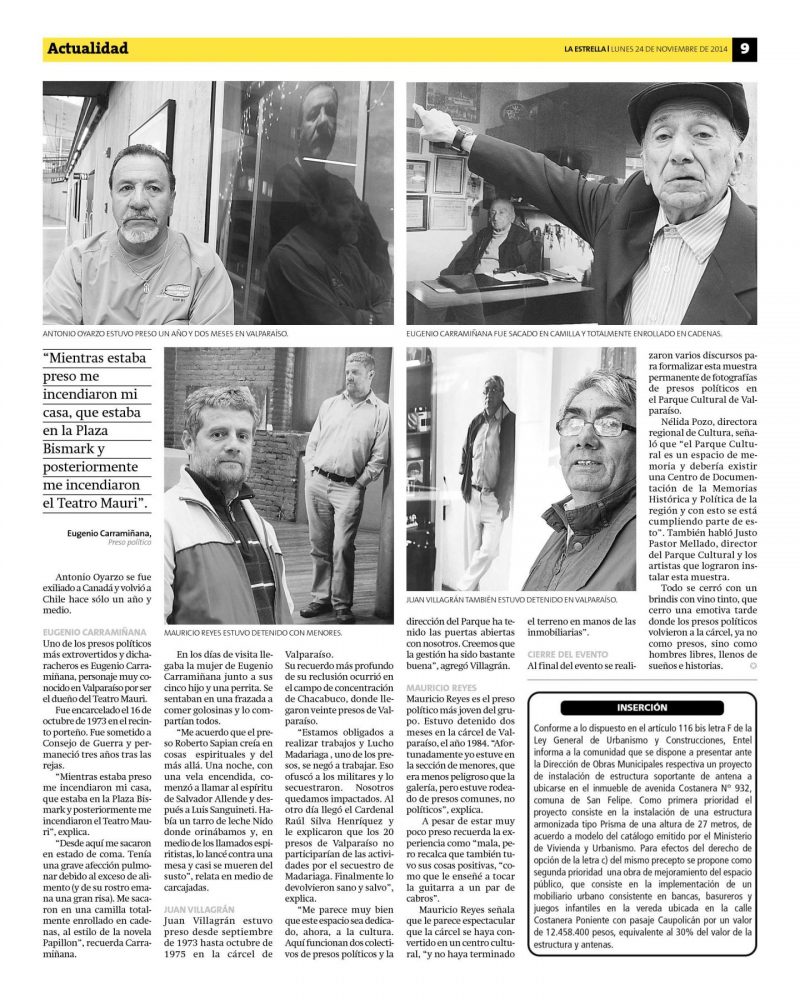 Press in Chile. Page 2.