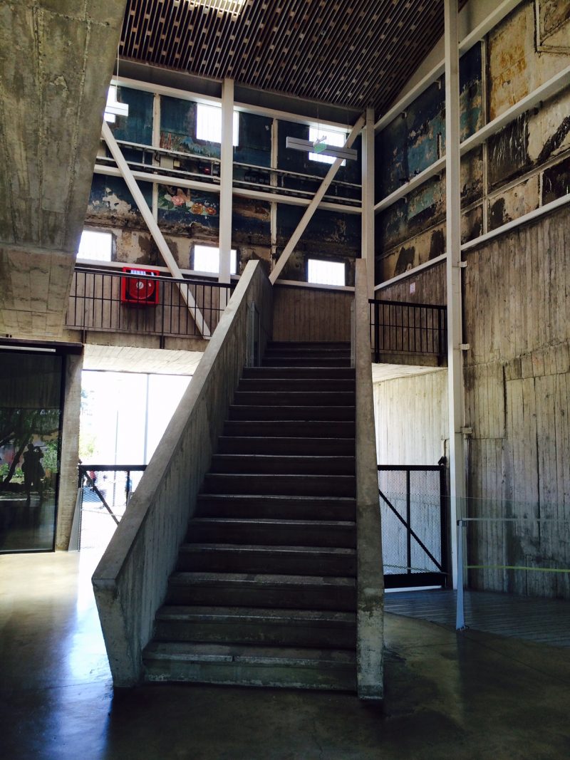Interior of the former prison, Parque Cultural de Valparaiso, Chile.