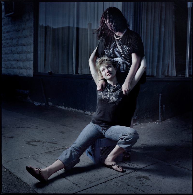 Jessica & Melissa, USER Series, Photograph, 16 x 16 inches, Digital Archival Print, Limited Edition, 2007.