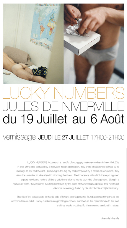 Jules DeNiverville, Lucky Numbers Series, New York, USA.