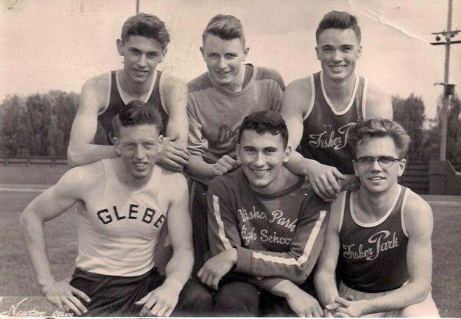 'Glebe / Fisher Park Boys', Anonymous Vintage Silver Gelatin print, 4.5 x 7 inches, 1950's, $45.