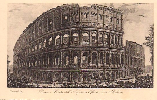 Anonymous, Vintage Italian Postcard of the Colosseum, Rome, 3.5 x 5.5 inches, $15. 