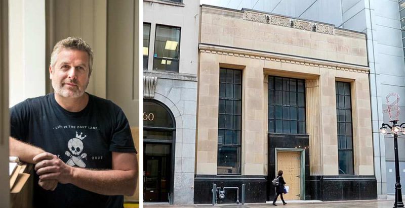Chef/owner Matt Carmichael expects to open his new restaurant called Riviera on Sparks Street in June in the former Bank of British North America building. JAMES PARK / OTTAWA CITIZEN STYLE