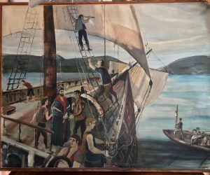 SOLD. St John’s, Newfoundland 1950’s Painting