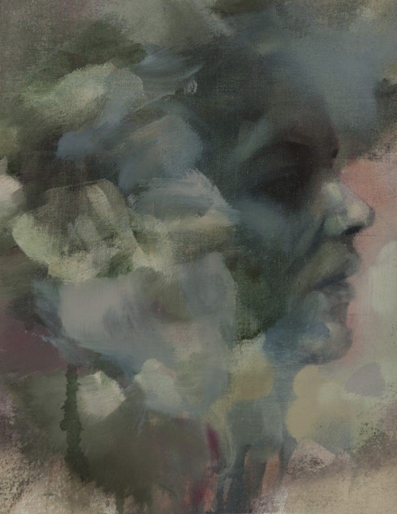 Andrew Moncrief (Salt Lake City, USA), Untitled #1, 25 cm x 33cm, Oil on canvas, 2015, 250 Euro