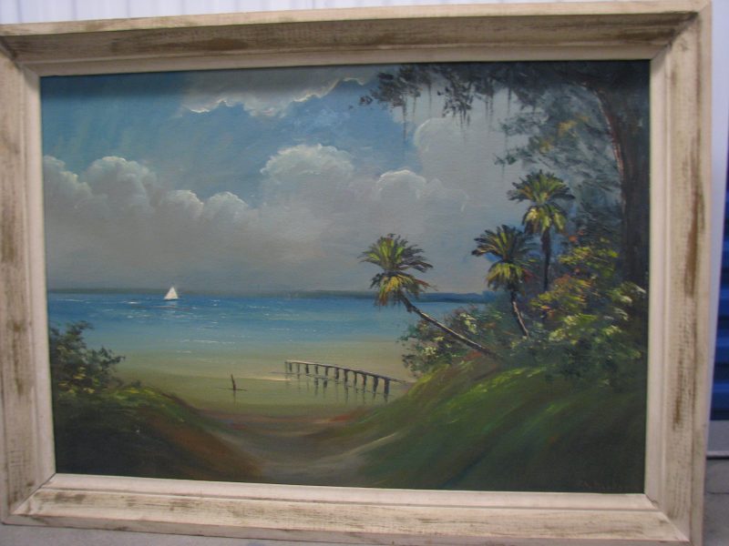 R.A. Roy McLendon (Born 1932), Gentle Breezes, Oil on Upson Board, 61x92cm (Image), 71x102cm (Framed), 1968, Signed.