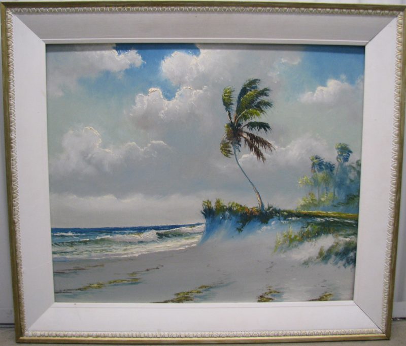 Samuel 'Sam' Newton, (Born 1948), Rio Mar #2, Oil On Masonite, 51x61cm (Image), 62x72cm, (Framed), 1995, Signed. (Part of the Private Collection of Tony Hayton, but not presented in the exhibition)