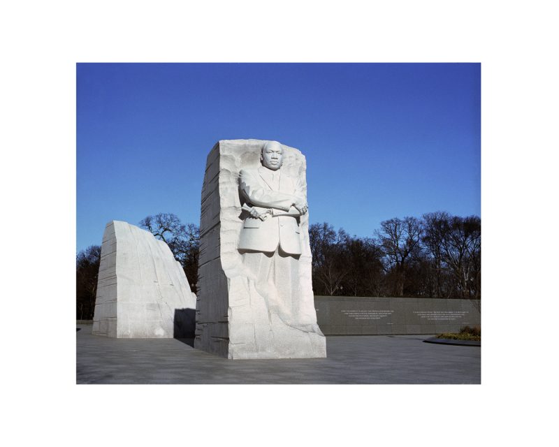 I would like a photo taken of Dr. Martin Luther King Jr.'s memorial located in downtown Washington DC. (Pairing  eleven, 1 of  2)