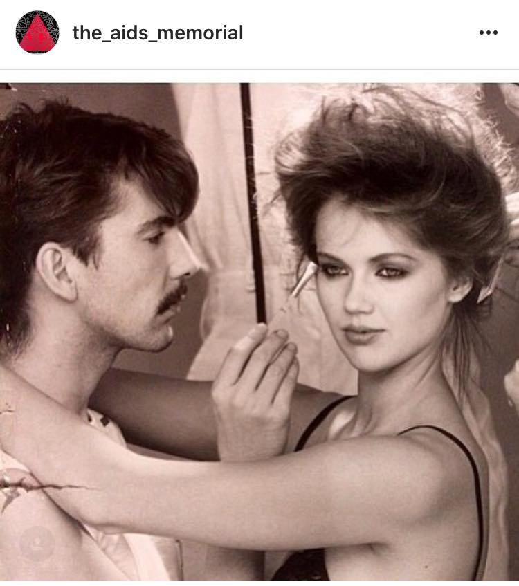 #StevieHughes became a fashion photographer after working as a makeup artist. A friend of fashion designer #RifatOzbek, he styled the music video for #RoxyMusic's 'Don't Stop the Dance' and appeared in #CultureClub' 'War Song' video (he was also #BoyGeorge's longtime makeup artist). Stevie Hughes died of #AIDS in 1992. 