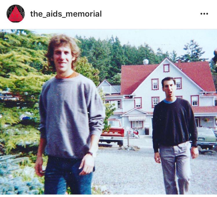 My brother, Michael Misrok (pictured left)...He died of AIDS in 1997. One of my favorite people, ever - I miss him tremendously. My life and my work against HIV/AIDS and for social justice have been immeasurably influenced by him