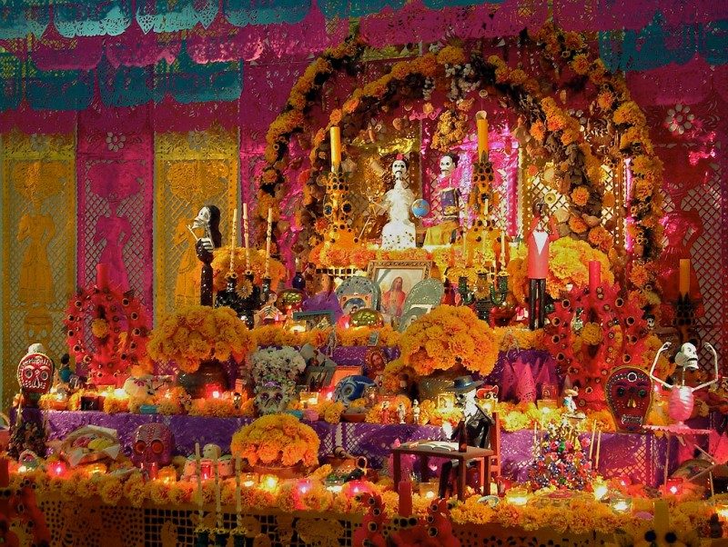 Traditional Day of the Dead Altar,  to be recreated in a contemporary manner by LPM projects and invited locals.