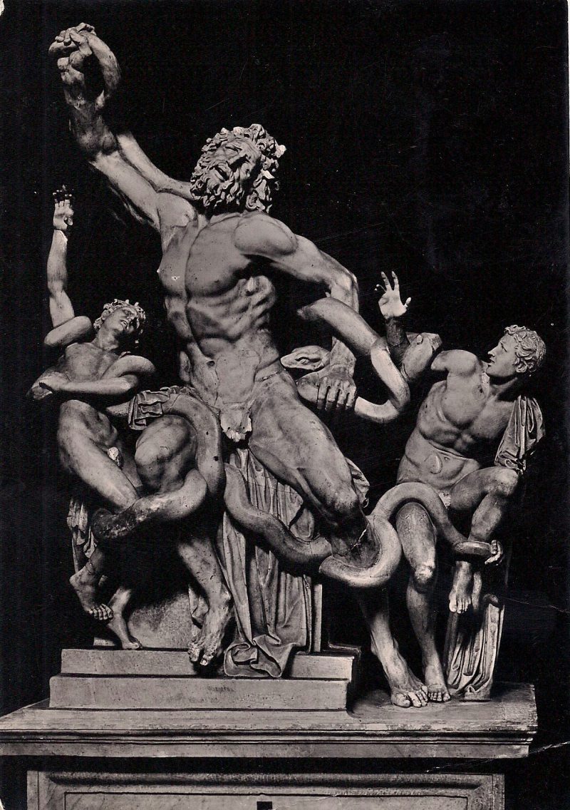 Musee de Sculpture. Handritten letter on verso. Authentic Vintage Photographic Postcard, 1940-50's, Measures 4.5 x 5 inches (card sizes vary), Mild to no aging, SOLD