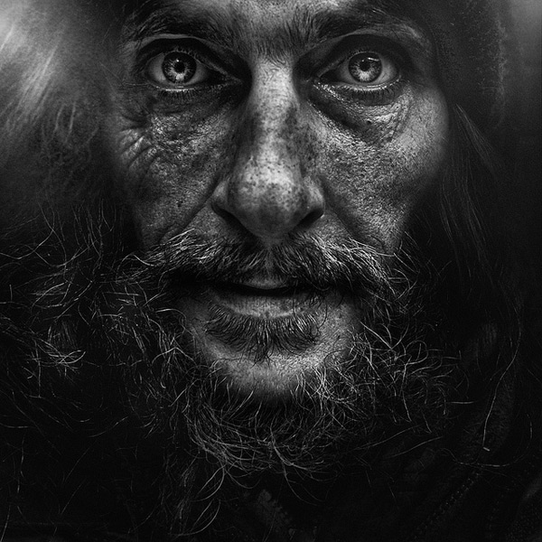 Photograph by Lee Jeffries, from the 'Windows to the Homeless Soul' Series.