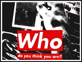 'Who Do You Think You Are' by Barbara Kruger.