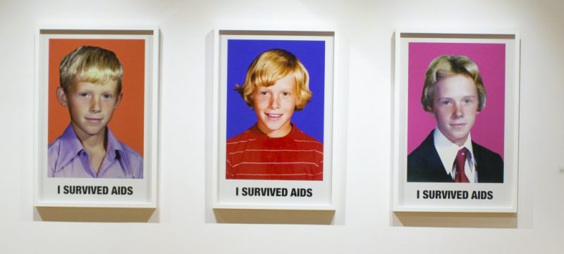John Hanning, I Survived Aids (series 3 of 6), 2014, Digital collage c-prints, Courtesy of the Artist