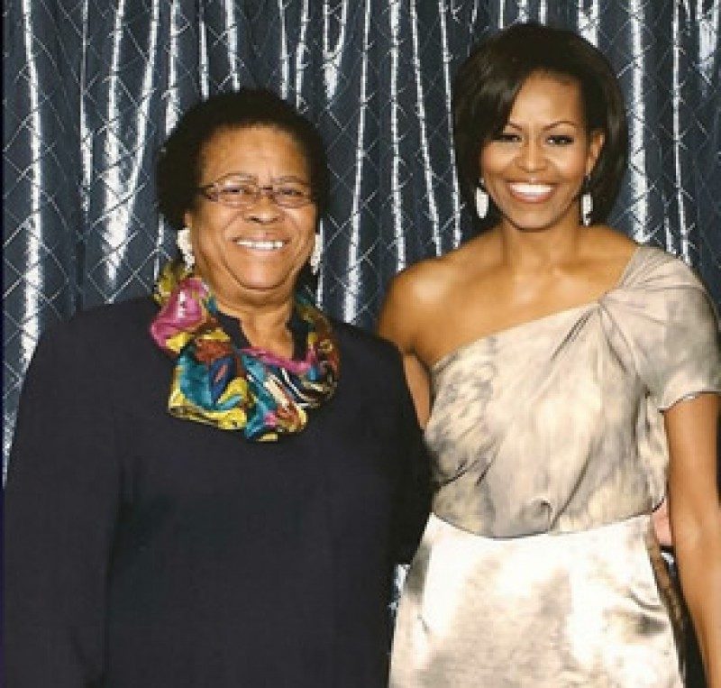 First Lady Michelle Obama & Mary Ann Carroll.