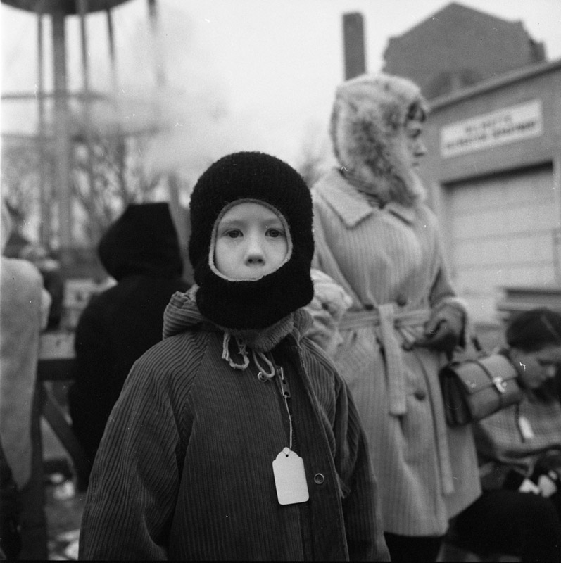Vivian Maier, Chicago North Suburbs, Boy in Winter Hat, 1969.