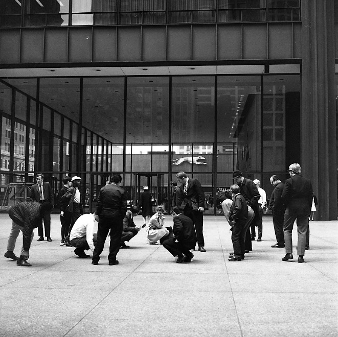 Vivian Maier, Chicago, People in Daley Plaza, Early 1970's.