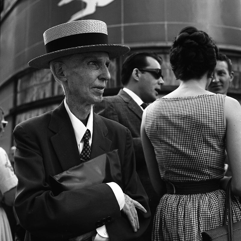 Vivian Maier, New York , Man with Hat, 1959.