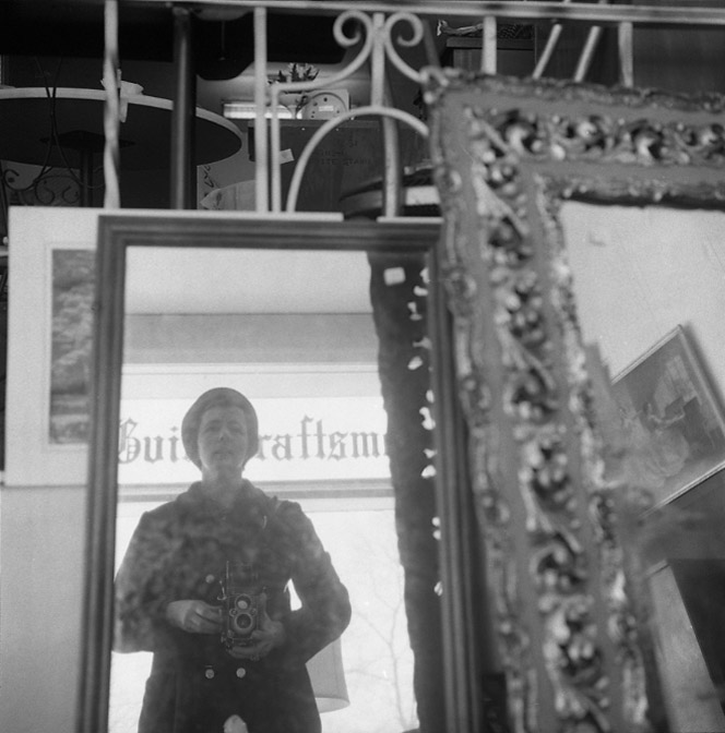 Vivian Maier, North Shore Chicago, Self-portrait, Antique Mirrors. 1973.