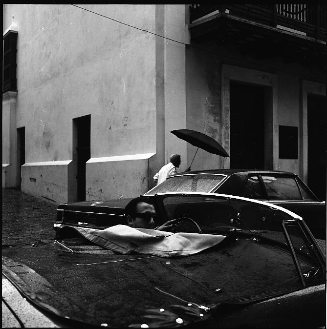 Vivian Maier, Puerto Rico, Convertible. 1968.