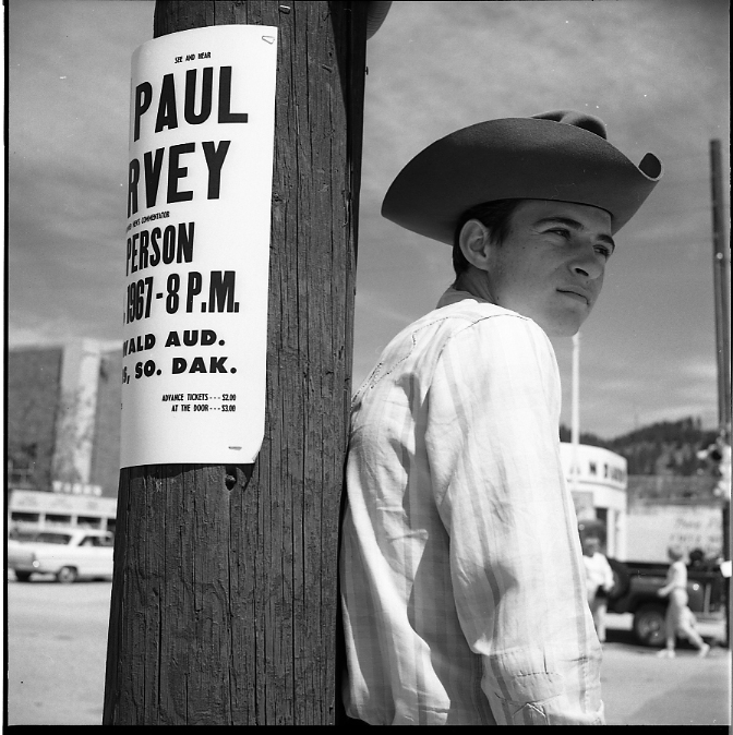 Vivian Maier, South Dakota, Man in Cowboy Hat. 1967.