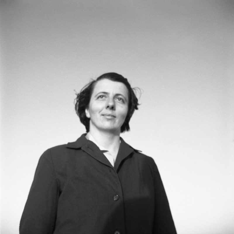 Vivian Maier, Wilmette, IL. Portrait Vivian Maier. March 1968.