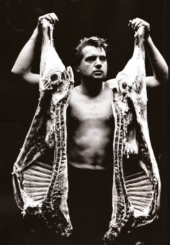 Francis Bacon (1909 – 1992) by John Deacon VOGUE 1952.