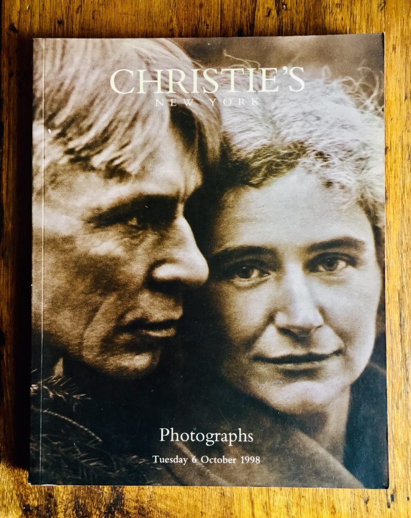 Christie's New York, Photographs, Tuesday 6 October 1998. No markings. Very good condition. 265 pages. Includes auction results on seperate sheets of paper.