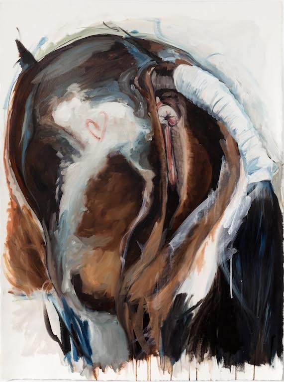 Sharon VanStarkenburg (Ottawa, Canada), 'Show Pony', 2018, Oil on Arches, 30 x 22 inches. $375
