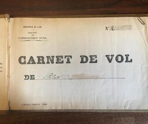 Antique French ‘Carnet de Vol’ 1939