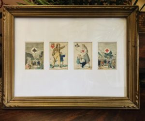 1800’s Set of 4 Wilhelm Tell Playing Cards