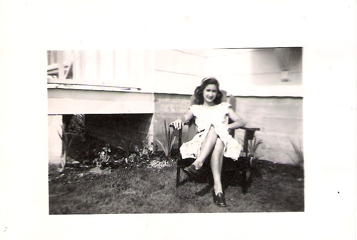 Vintage Anonymous Photograph, Happy Young Lady, Measures 2.5 x 3.5 inches. $15