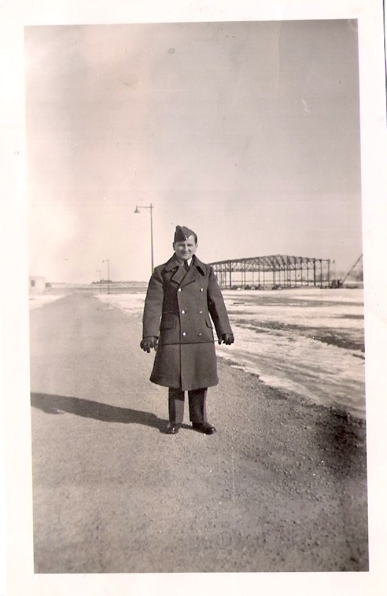Vintage Anonymous Photograph, 'Soldier with Crop', Handwritten 'Maurice (Ti-coune) May 1/40', Measures 3 x 4.5 inches. $15