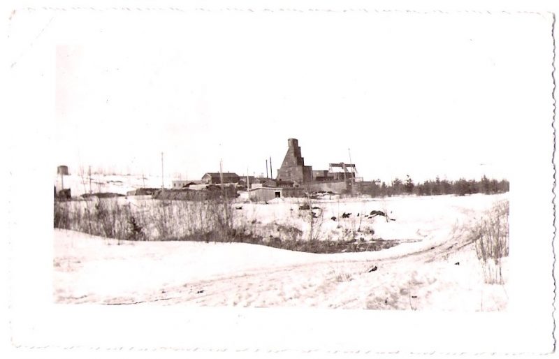 Vintage Anonymous Photograph,   'Desolate Mining Town', Measures 4.5 x 3 inches. $15